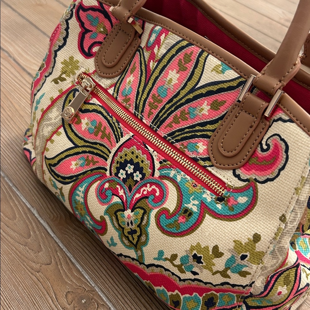 Spartina NEW!!!!! Salt Meadow Grace Satchel - Picture 3 of 11